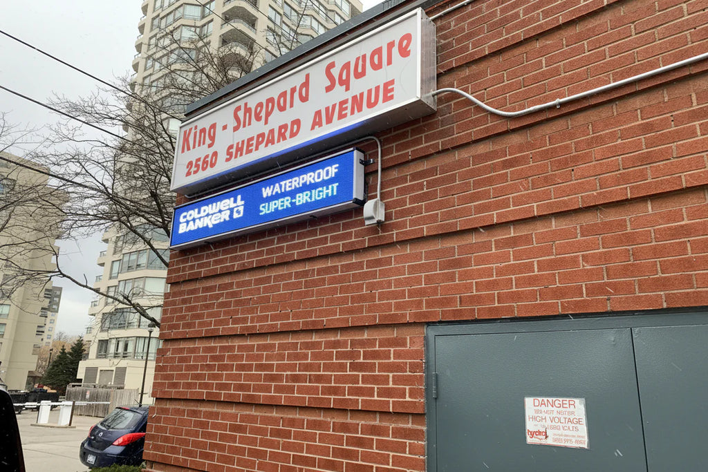 14" High Frame Sealed Outdoor LED Signs