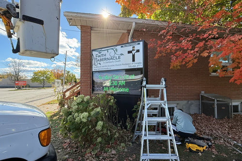 27" High Frame Sealed Outdoor LED Signs