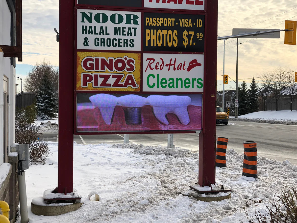 27" High Frame Sealed Outdoor LED Signs