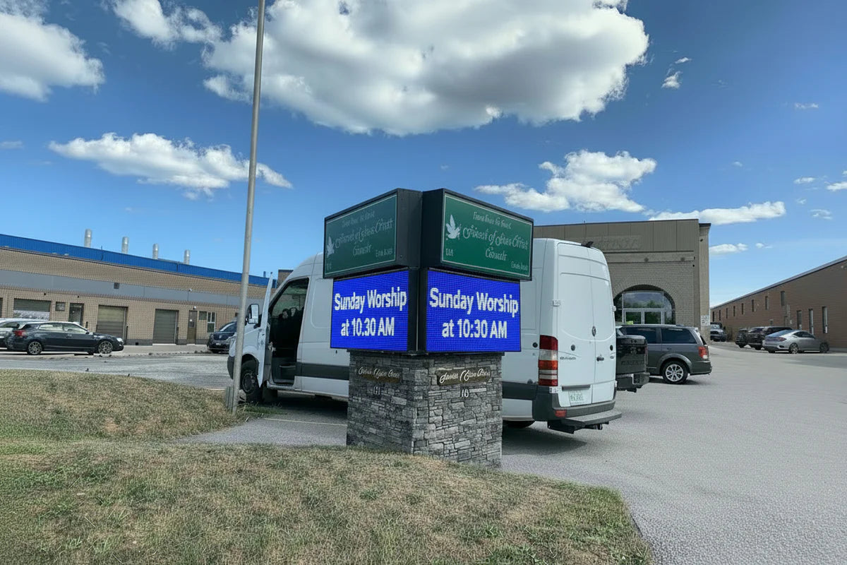 27" High Frame Sealed Outdoor LED Signs