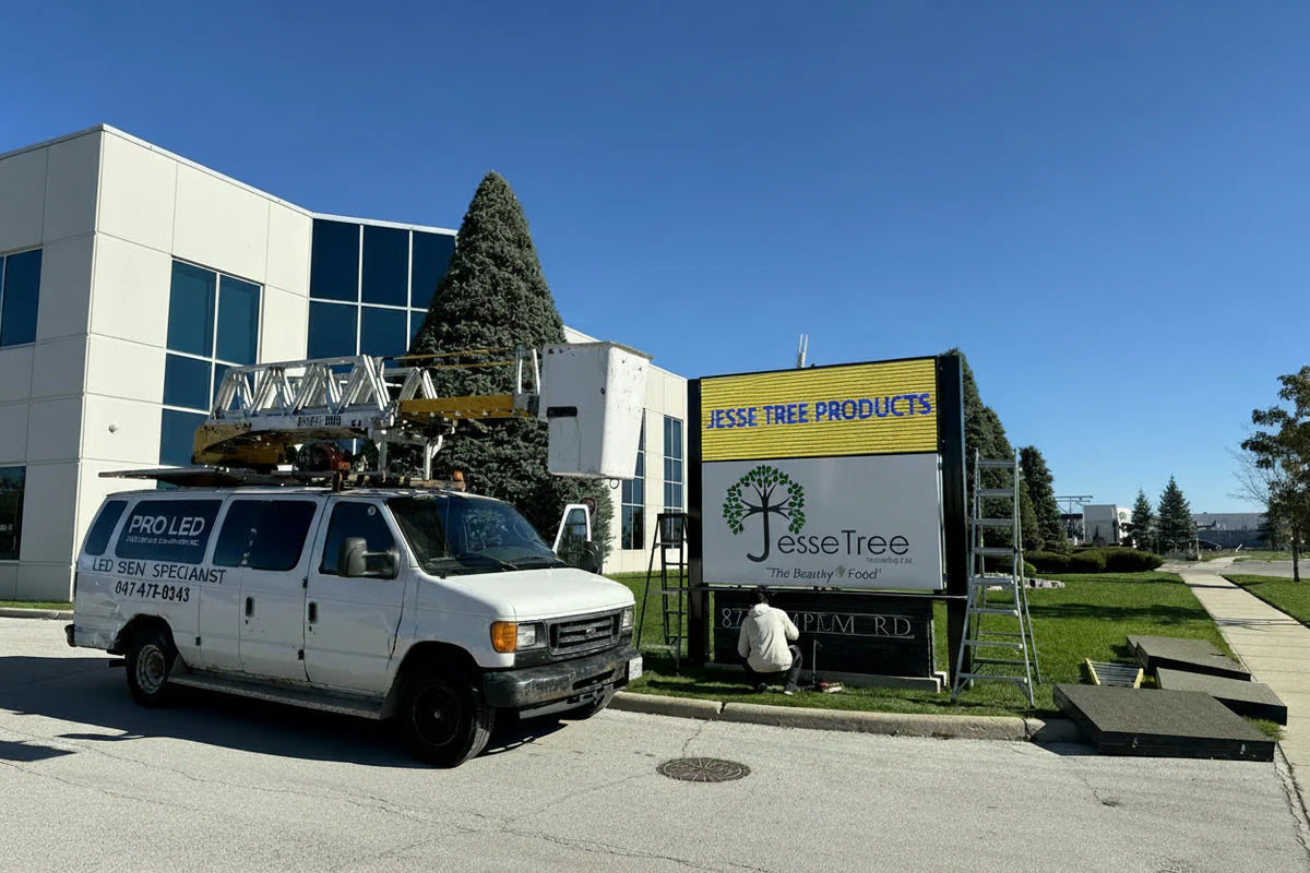 34" High Frame Sealed Outdoor LED Signs