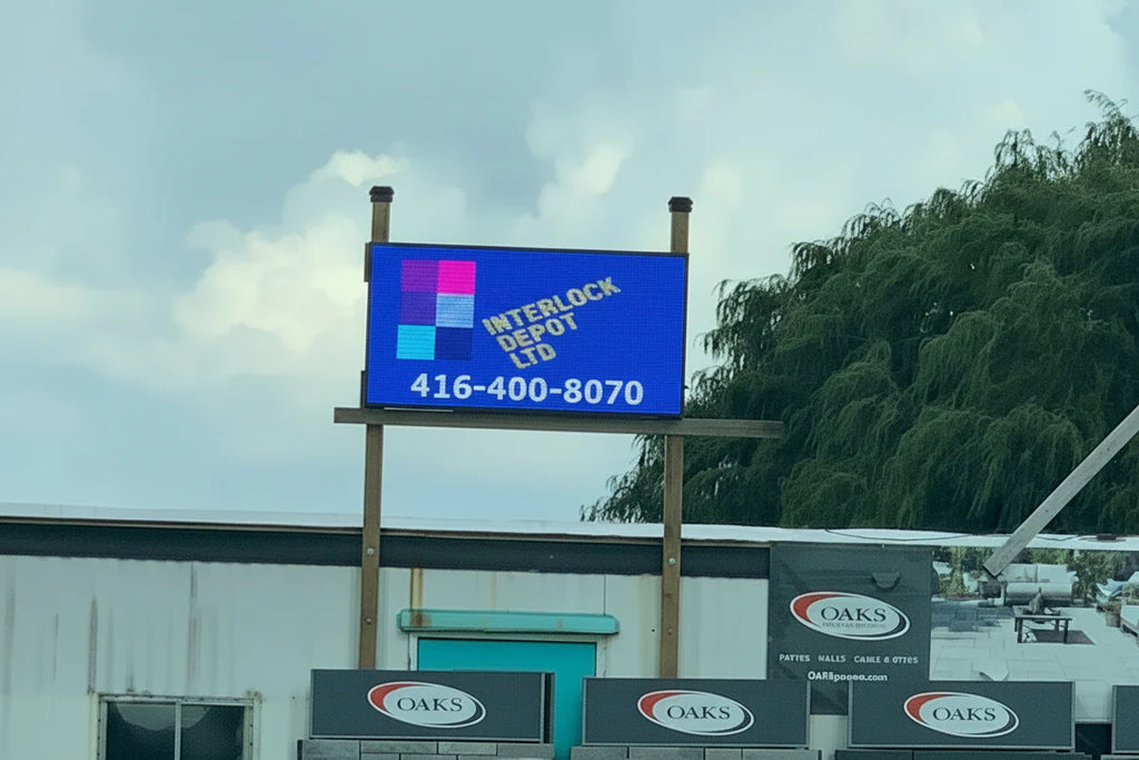 34" High Frame Sealed Outdoor LED Signs