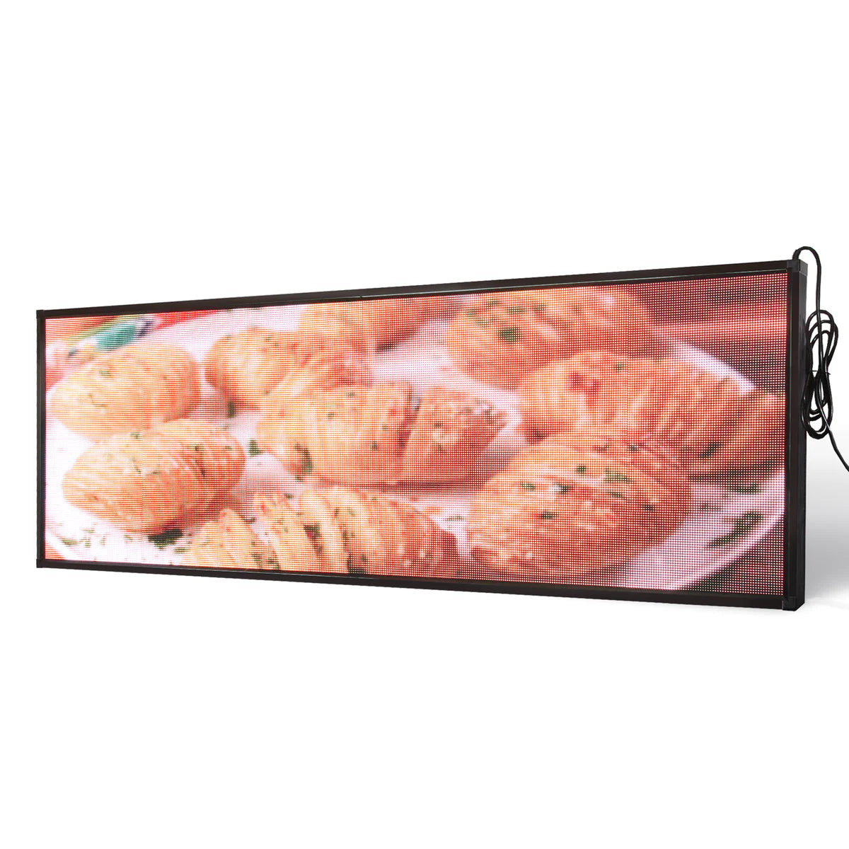 Wide HD Full Color Window Sign (Video & Image)